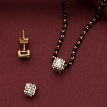 22KT/ 916 Gold fancy casual ware square mangalsutr... by 