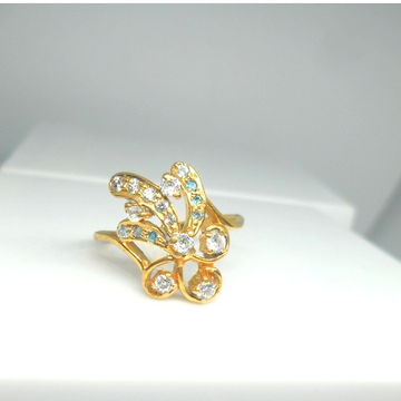 22KT / 916 Gold Fancy ring for ladies LRG0297 by 
