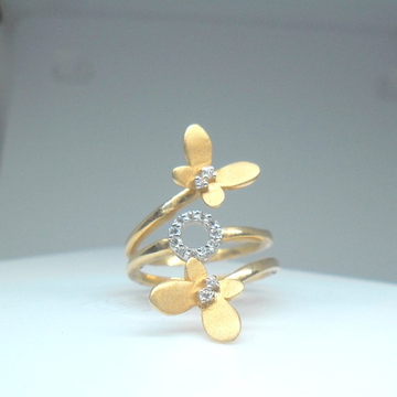 18KT Yellow gold butterfly shape special Occasion... by 